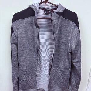 Spyder Gray and Black Men's Sweater Jacket